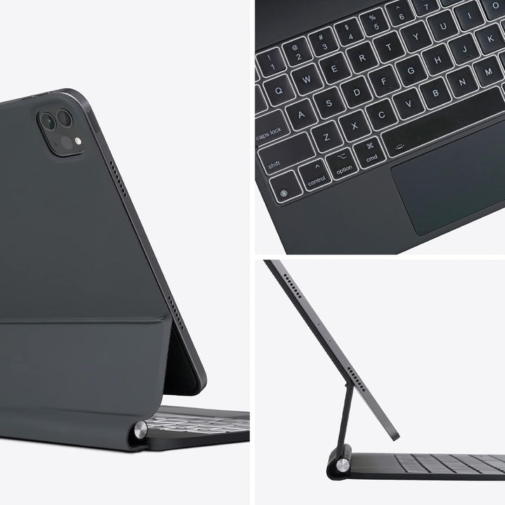 Deutsches QWERTZ-Layout Magic Keyboard Case für iPad Pro 13-Zoll M4 2024, M5 2025, Magnetische Keybo