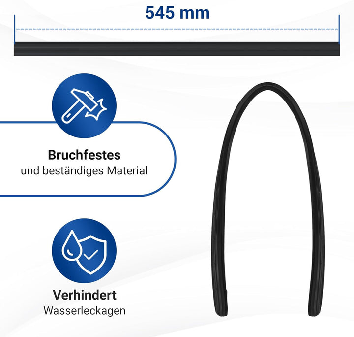 VIOKS Türdichtung Unten Ersatz für AEG Electrоlux 14005563601/7 Schürzendichtung 545 mm Spülmaschine