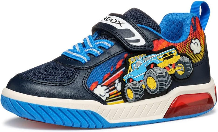 Geox Jungen J Inek Boy E Sneakers 25 EU Navy Lt Blue, 25 EU Navy Lt Blue