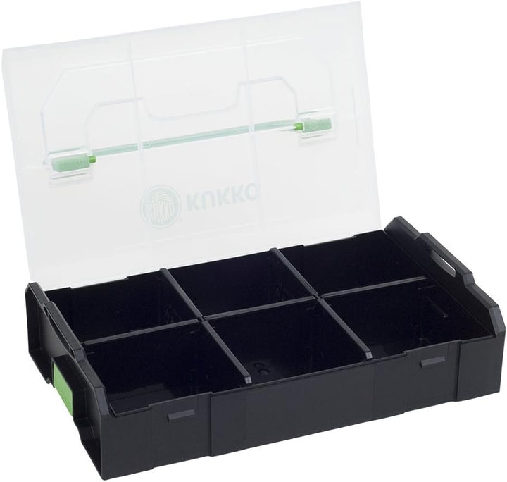 KUKKO 3er Set Sortimo L-Boxx mini/Deckel transparent