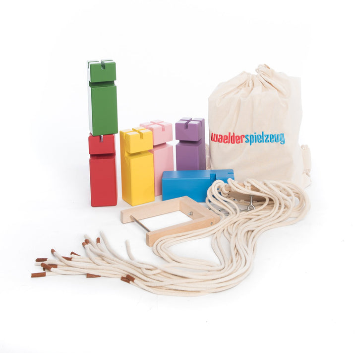 waelderspielzeug Fröbelturm - Teamspiel für Erwachsene und Kinder ab 8 Jahren - das Original aus hei