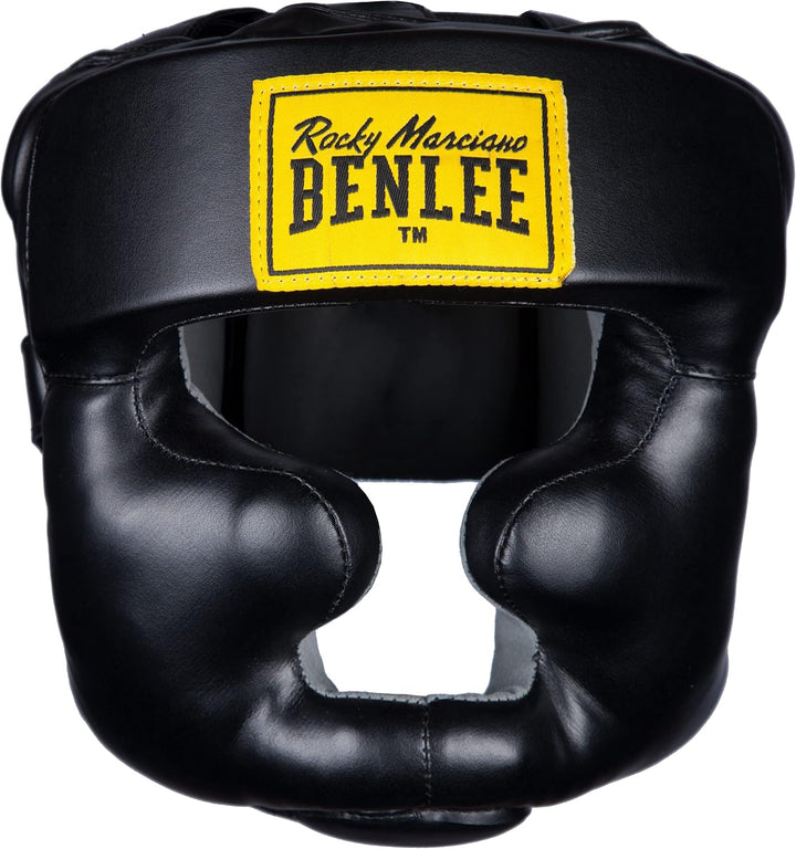 BENLEE Kopfschutz aus Kunstleder Full Protection Schwarz L-XL Single, Schwarz L-XL Single