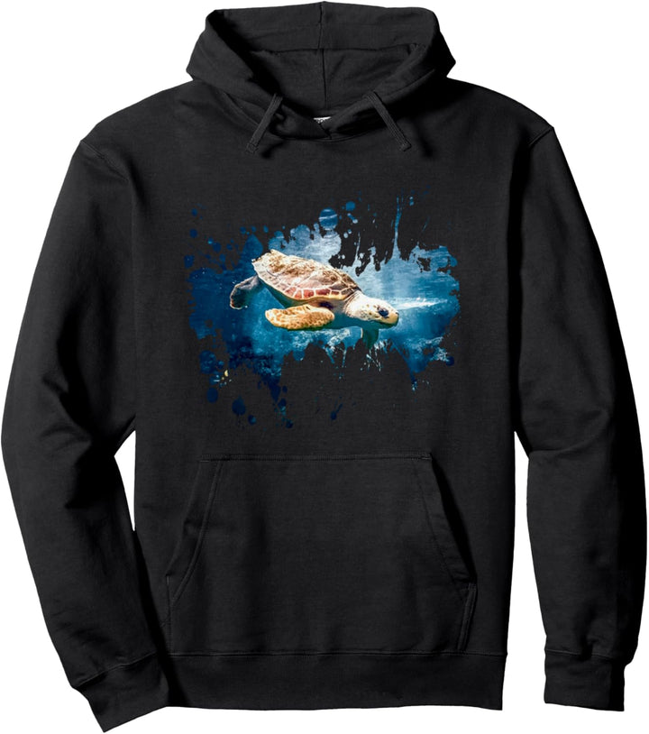 Schildkröte Schildkröten Pazifik Meer Ozean Pullover Hoodie