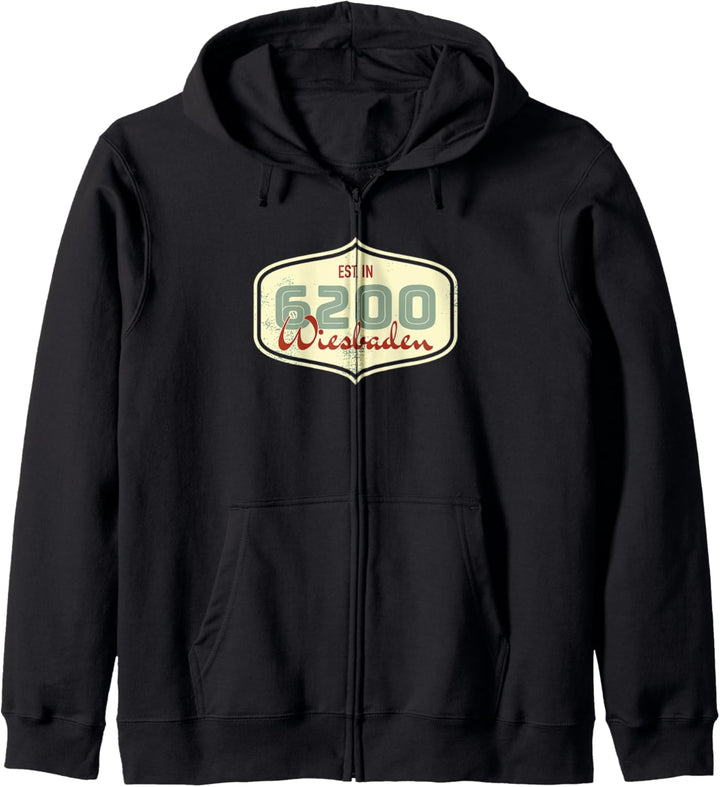 6200 Wiesbaden - Alte Postleitzahl - Geschenk Kapuzenjacke