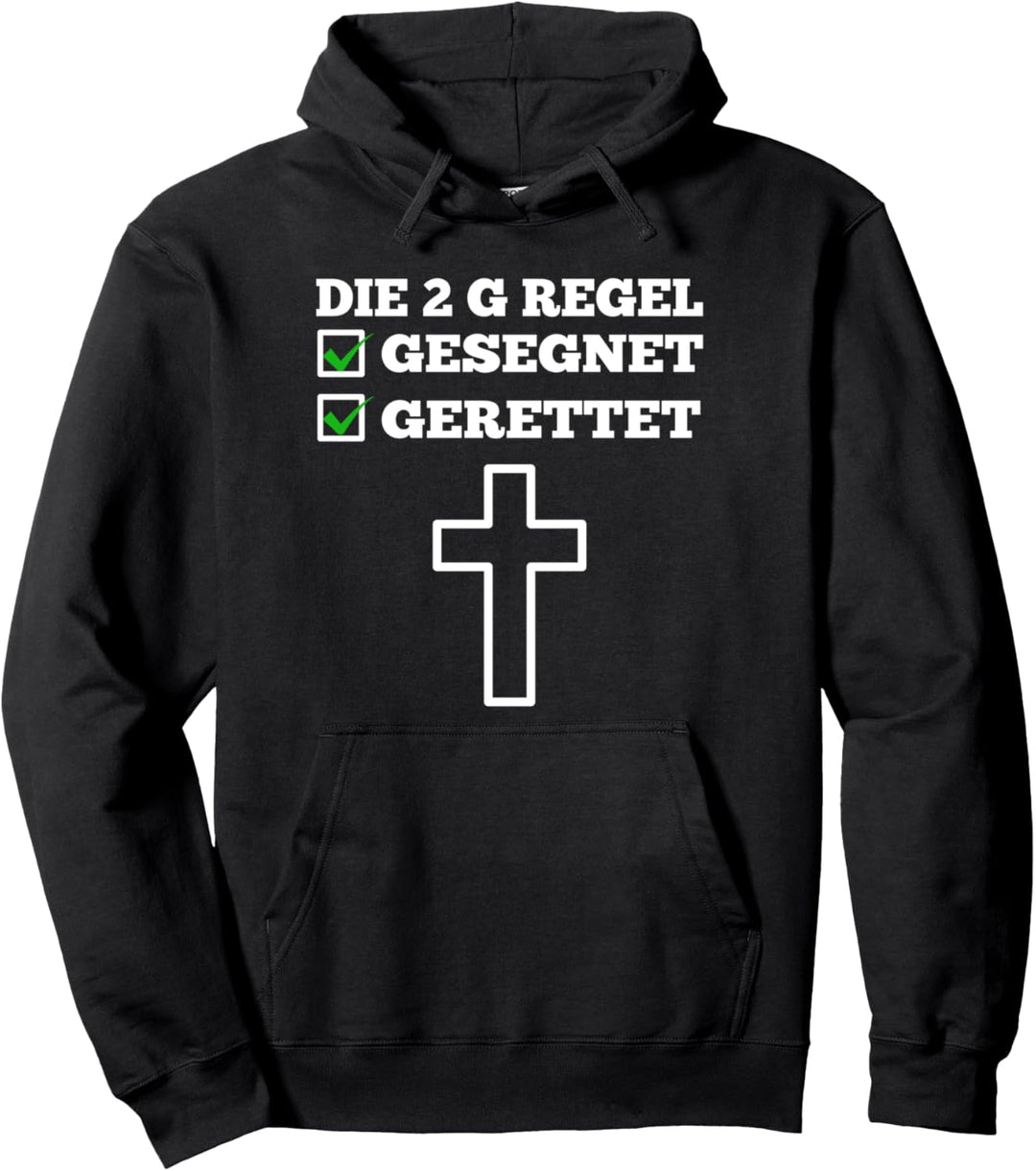 Die Gerettet Regel Jesus Rettet 2 G Christliches Pullover Hoodie