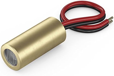 LASERFUCHS Linienlaser, rot, 650nm, 5mW, 3-12V DC, Ø9x20mm, 90°, Fokus fixed (1000mm), Laserklasse 1