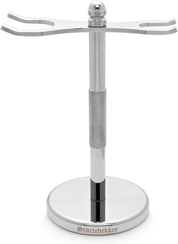 Störtebekker® Premium Rasierständer Set - mit Rasierhobel, Rasierpinsel, Rasierschale und Rasierseif