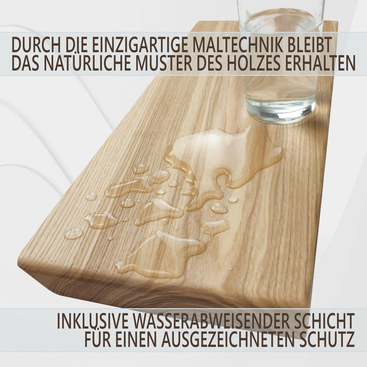 Wood Wedge Regalbrett 2er-Set Wandregal, Wandboard, Schwebende Holzregal Wand | Kinderbücherregale,