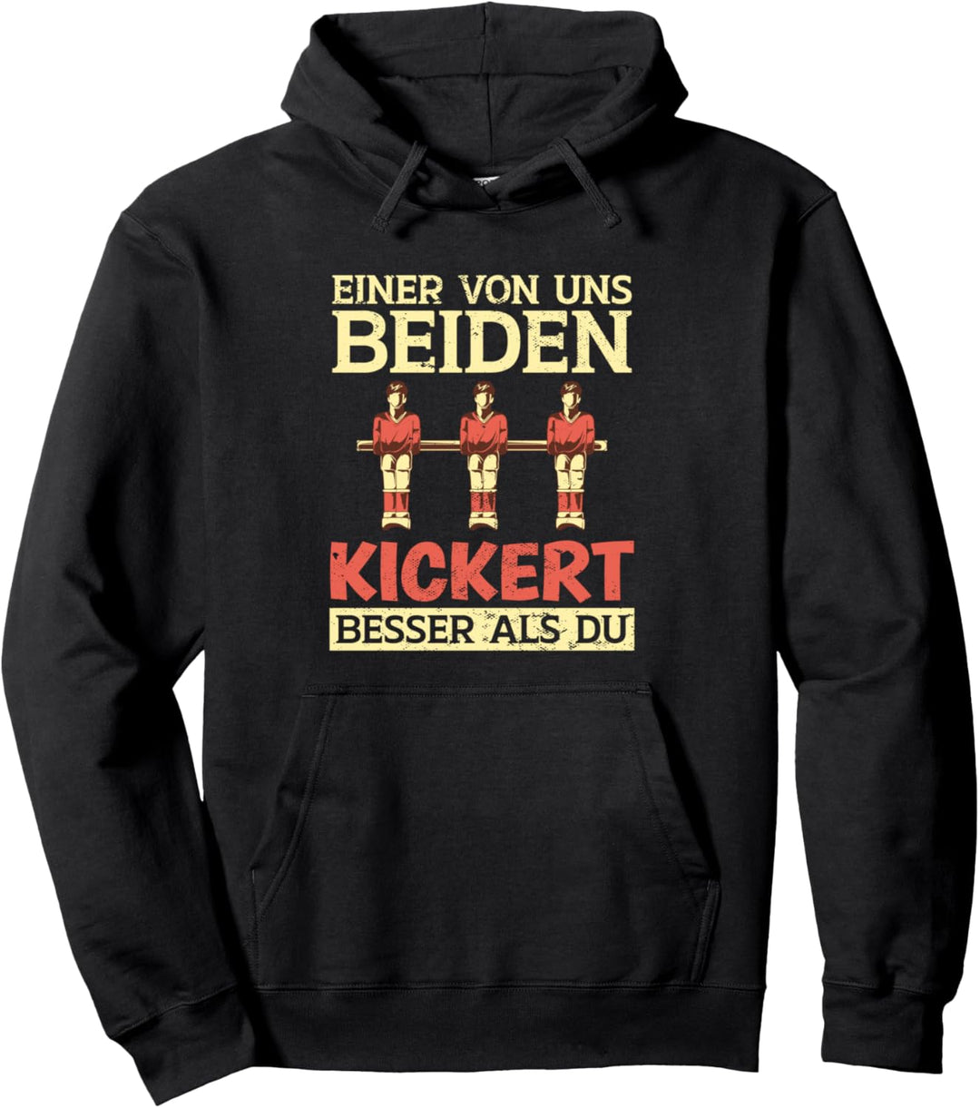 Kickern Tischfussball Tischkicker Pullover Hoodie