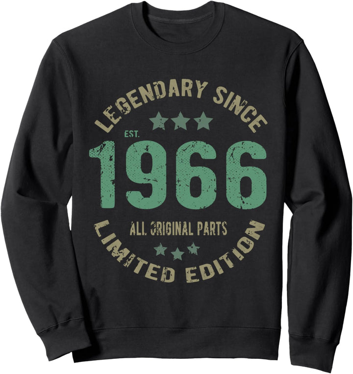 57 Years Old Bday Legend Since 1966 – Vintage 57. Geburtstag Sweatshirt