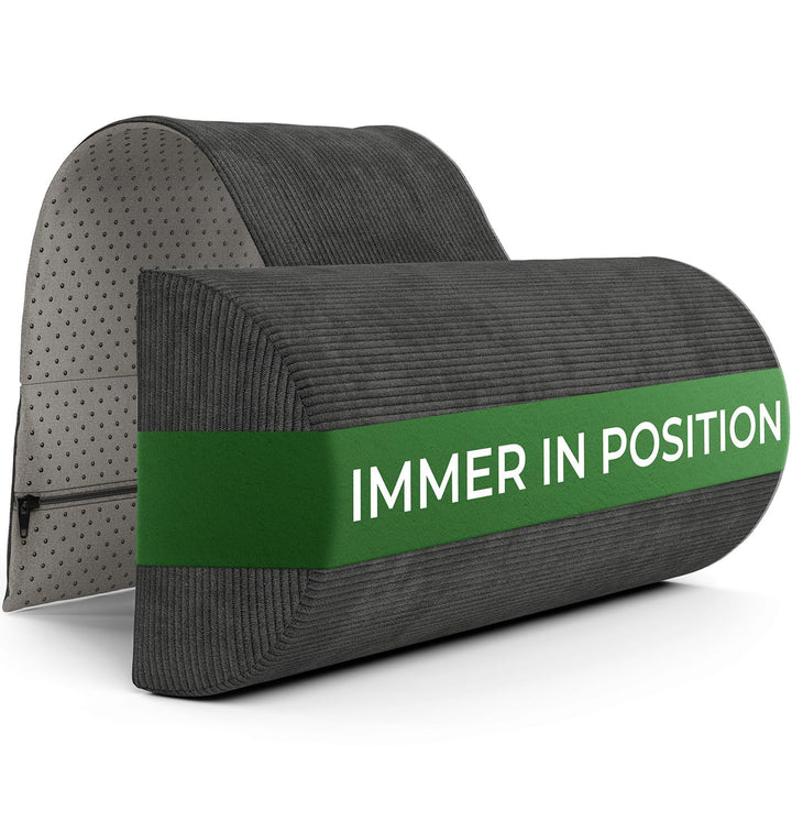 Nackenrolle für Sessel mit Gegengewicht (100% Memory Schaum), Nackenkissen Sofa Couch hängend, Nacke