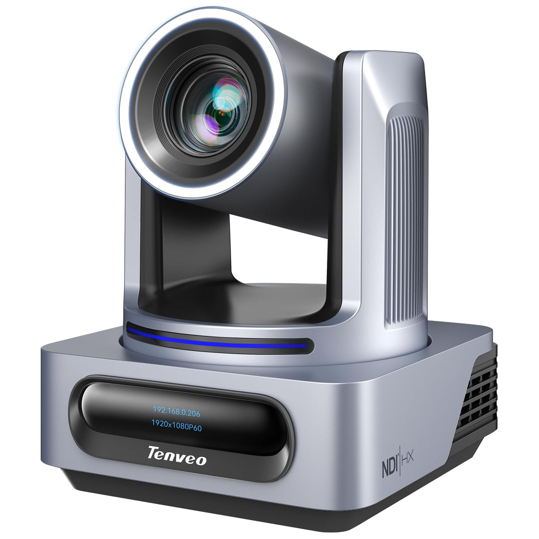 Tenveo NDI PTZ-Kamera mit KI-Humanoid- & Gesichts-Auto-Tracking, 20-fachem optischem Zoom, 3G-SDI/HD