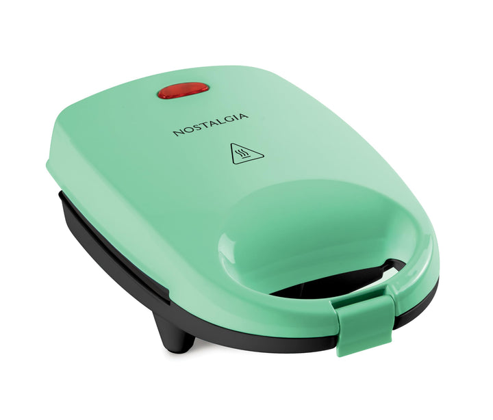 Nostalgia MyMini Persönlicher Sandwichmaker, Antihaft-Panini-Presse, Pizza-Taschen, Quesadillas, Min
