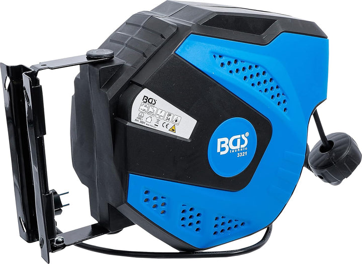 BGS 3297 | Druckluftschlauch mit Aufroller + 3321 | Automatische Kabeltrommel