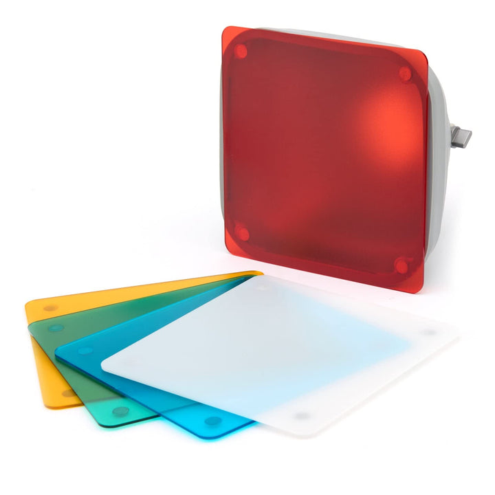 Hobolite Faltbare Softbox mit Farbfiltern für Mini LED-Dauerlicht, 5 Farben Mini Faltbare Softbox, M