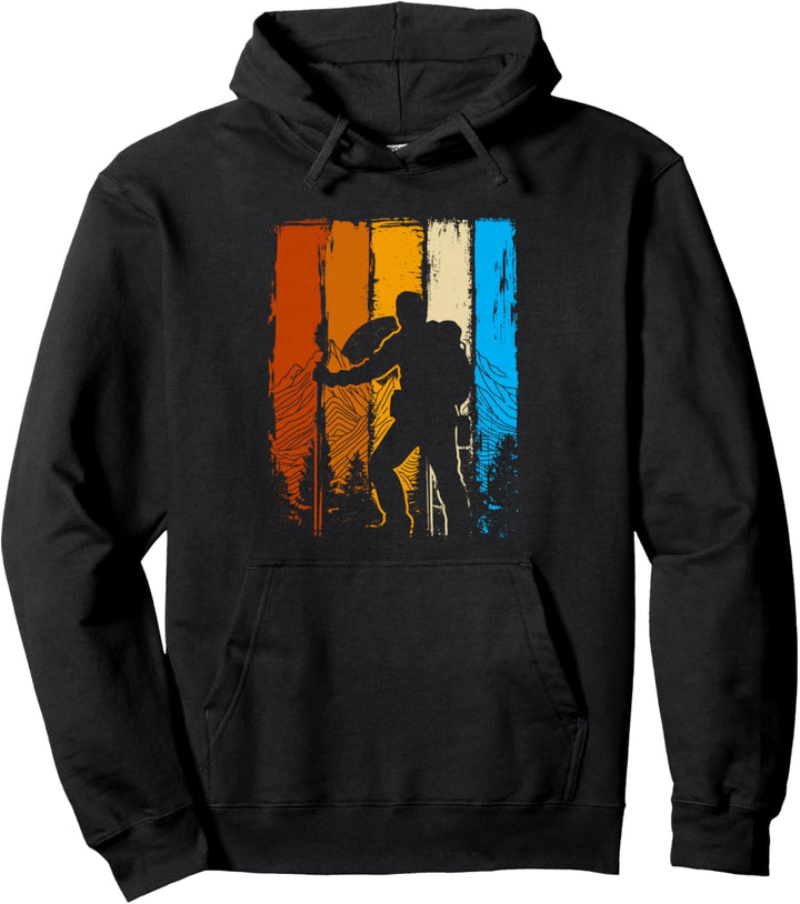 Natur Berge Wanderer Bergsteiger lustiges Wandern Pullover Hoodie