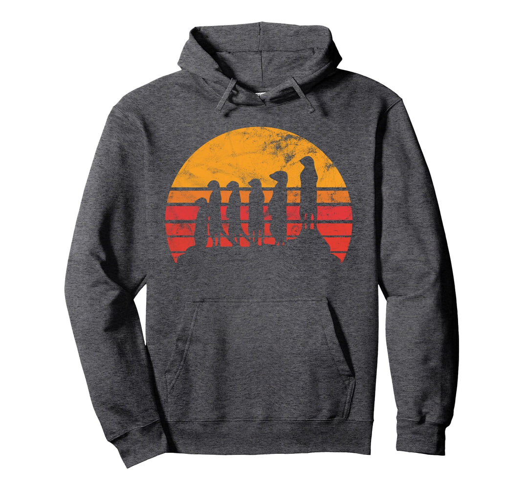 Lustiges Erdmännchen Kolonie Pullover Hoodie