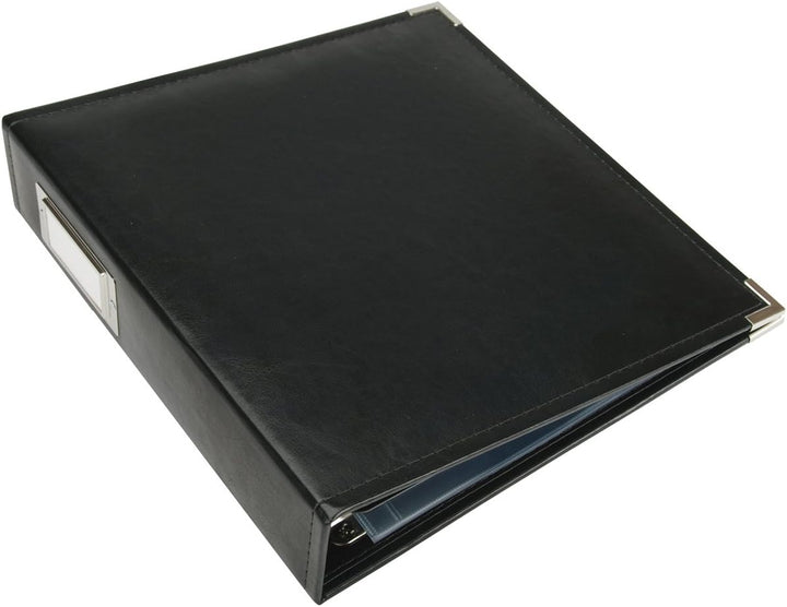We R Memory Keepers We R Ringbuch aus Kunstleder, 21,6 x 27,9 cm, Schwarz 8.5" X 11", 8.5" X 11"