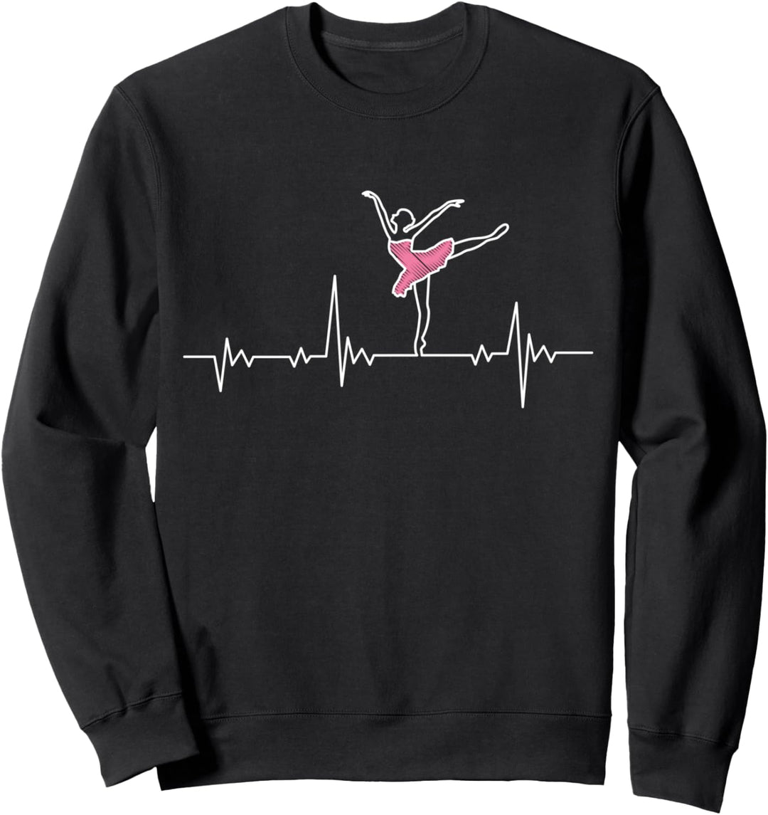 Ballett Herzschlag Junge Mädchen Ballerinas Sweatshirt