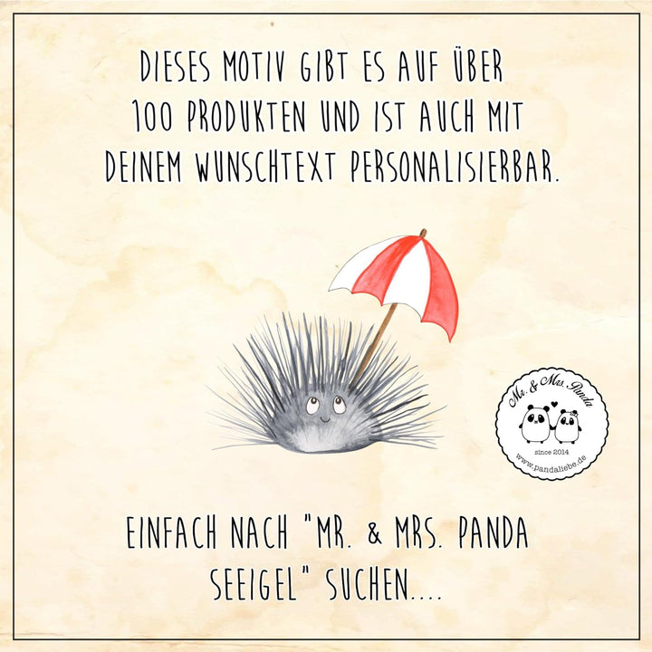 Mr. & Mrs. Panda Motiv WC Sitz Seeigel - Geschenk, Meer, Meerestiere, WC-Sitz, Achtsamkeit, Selbstli