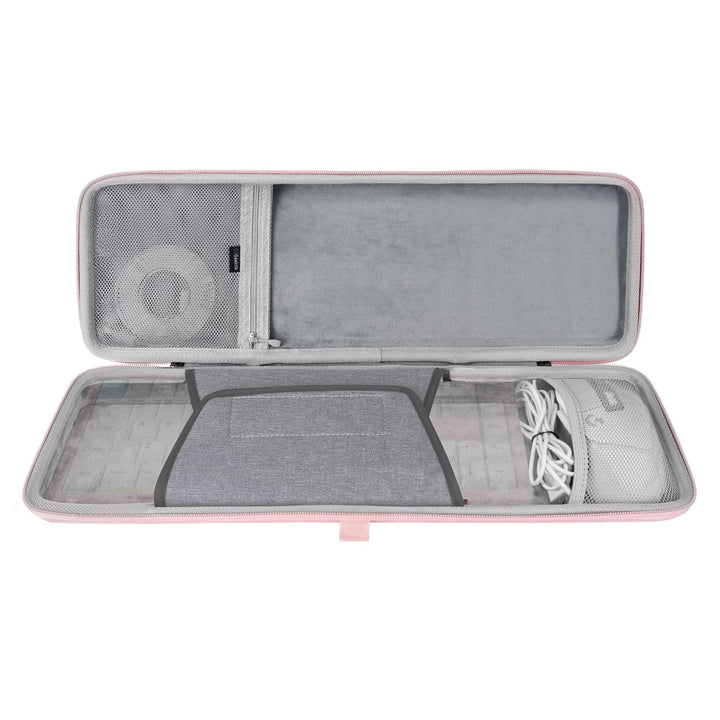 GEEKRIA 65%-Tastatur- & Maus-Kombihülle, Hartschalen-Reisetasche für mechanische Gaming-Tastatur mit