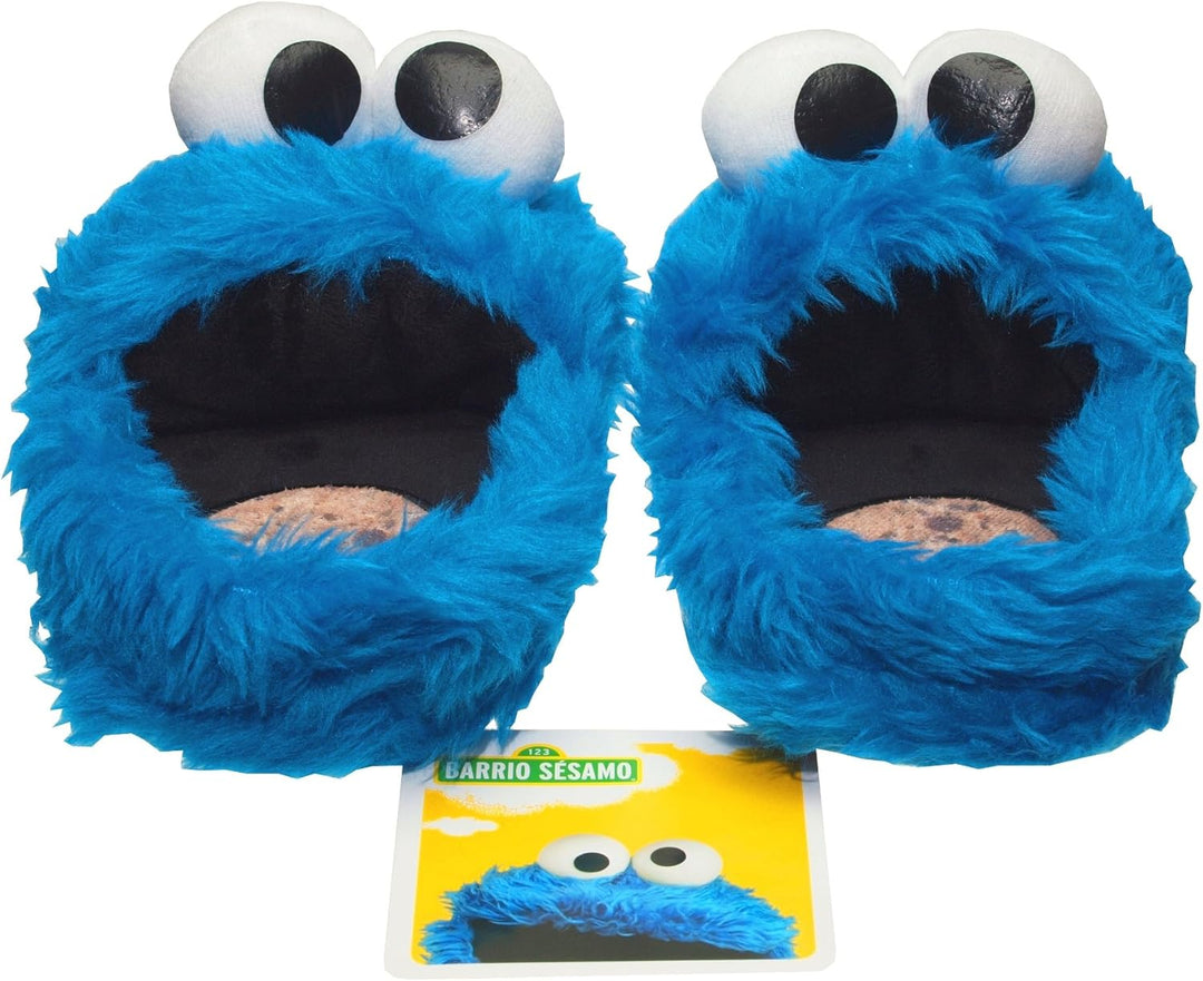 Sesamstrasse Hausschuhe Grösse M 38-40 Krümelmonster 3D Slipper Cookie Monster Schuhe Shoes