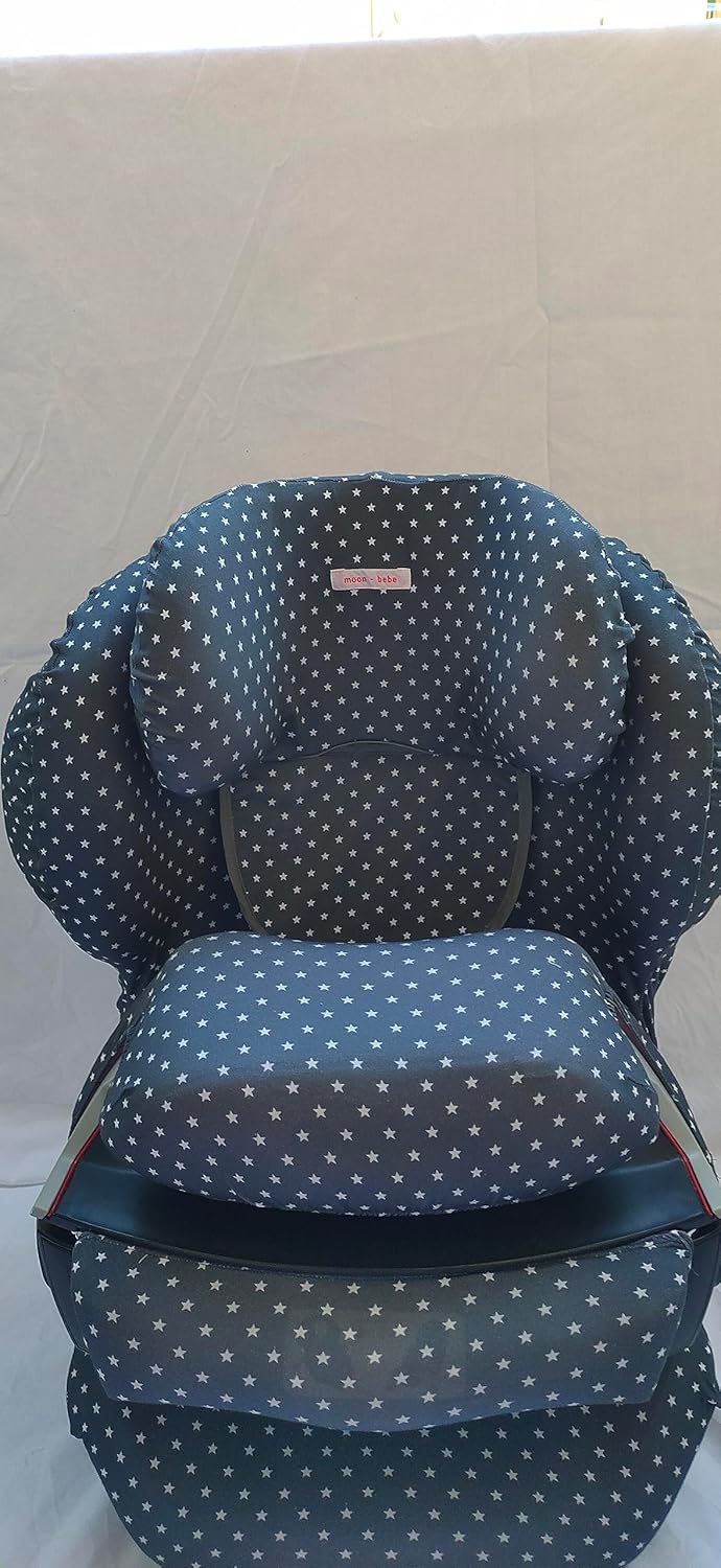 moon-bebe Bezug kompatibel mit Cybex Silver Juno 2-Fix Autositz (Grau), grau