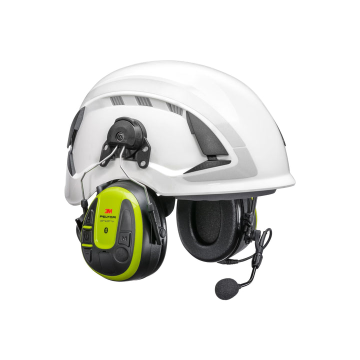 3M PELTOR WS ALERT X+ App, Leuchtendes Gelb, Headset, Kopfband, Helmbefestigung, Bluetooth, MRX21P3E
