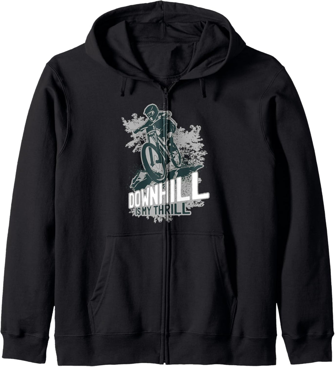 Downhill Mountainbike MTB Mountainbiker Geschenk Kapuzenjacke