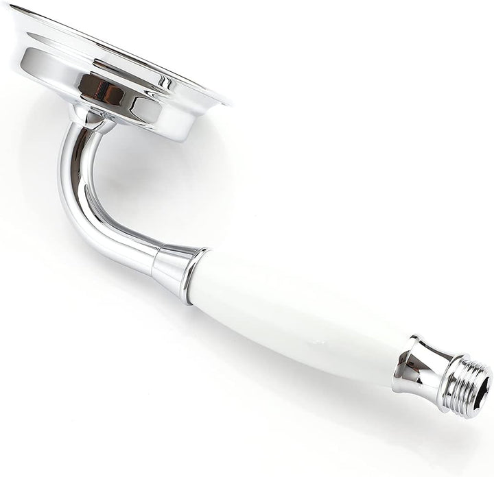 Ownace Grosser viktorianischer Duschkopf, traditionelles Messing und Keramik, Telefon-Handbrause, Ch