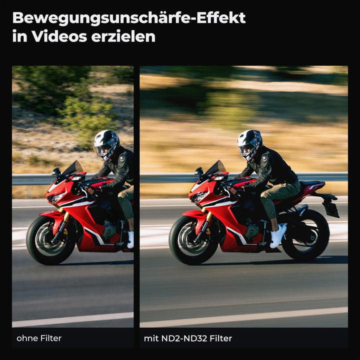K&amp;F Concept Nano-X Serie ND Filter 58mm Variabler Graufilter ND2-32(1-5 Blendenstufen), 58mm