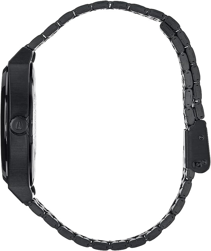 Nixon Time Teller Armbanduhr Analog Quarz All Schwarz, All Schwarz