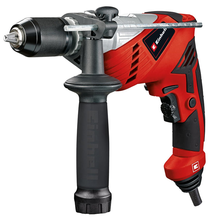 Einhell Schlagbohrmaschine TE-ID 650 E (650 Watt, Qualitätsbohrfutter aus Metall, Rechts-/Linkslauf,