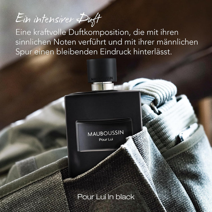 Mauboussin - Pour Lui In Black - 100ml - Holziger &amp; Orientalischer Duft 100 ml (1er Pack), 100 ml (1
