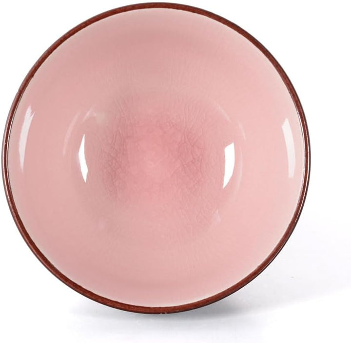 Matcha-Set 3-teilig rosa, bestehend aus Matcha-Schale, Matcha-Löffel und Matcha-Besen (Bambus) in Ge