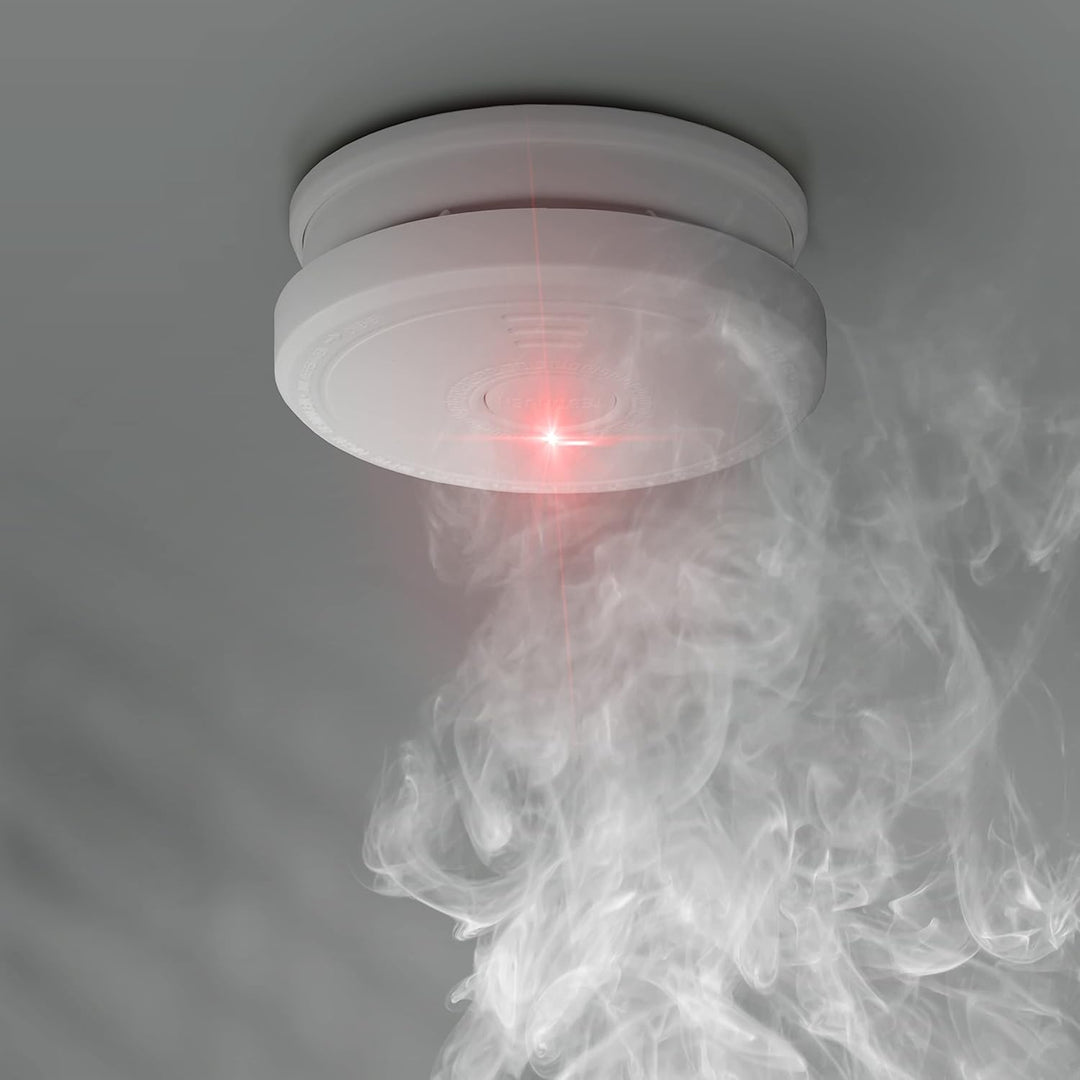 Alecto SA20 Rauchmelder - mit Time-Out Taste - Test und Reset Taste - Alarm >85-10 Jahre Sensor Lauf