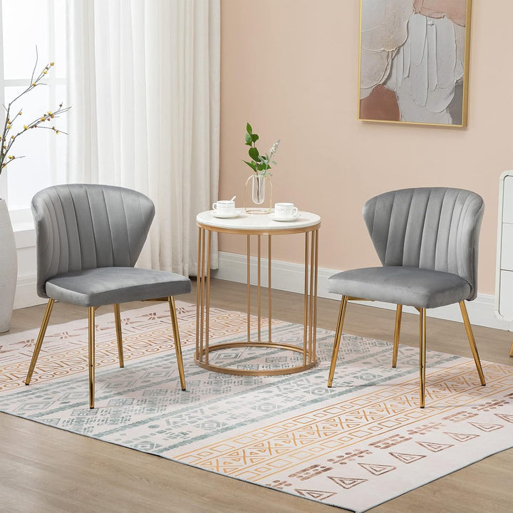 Sepnine® Esszimmerstühle Samt 4er Set, Moderner Küchenstuhl, Polsterstuhl Esszimmer, Ergonomischer E