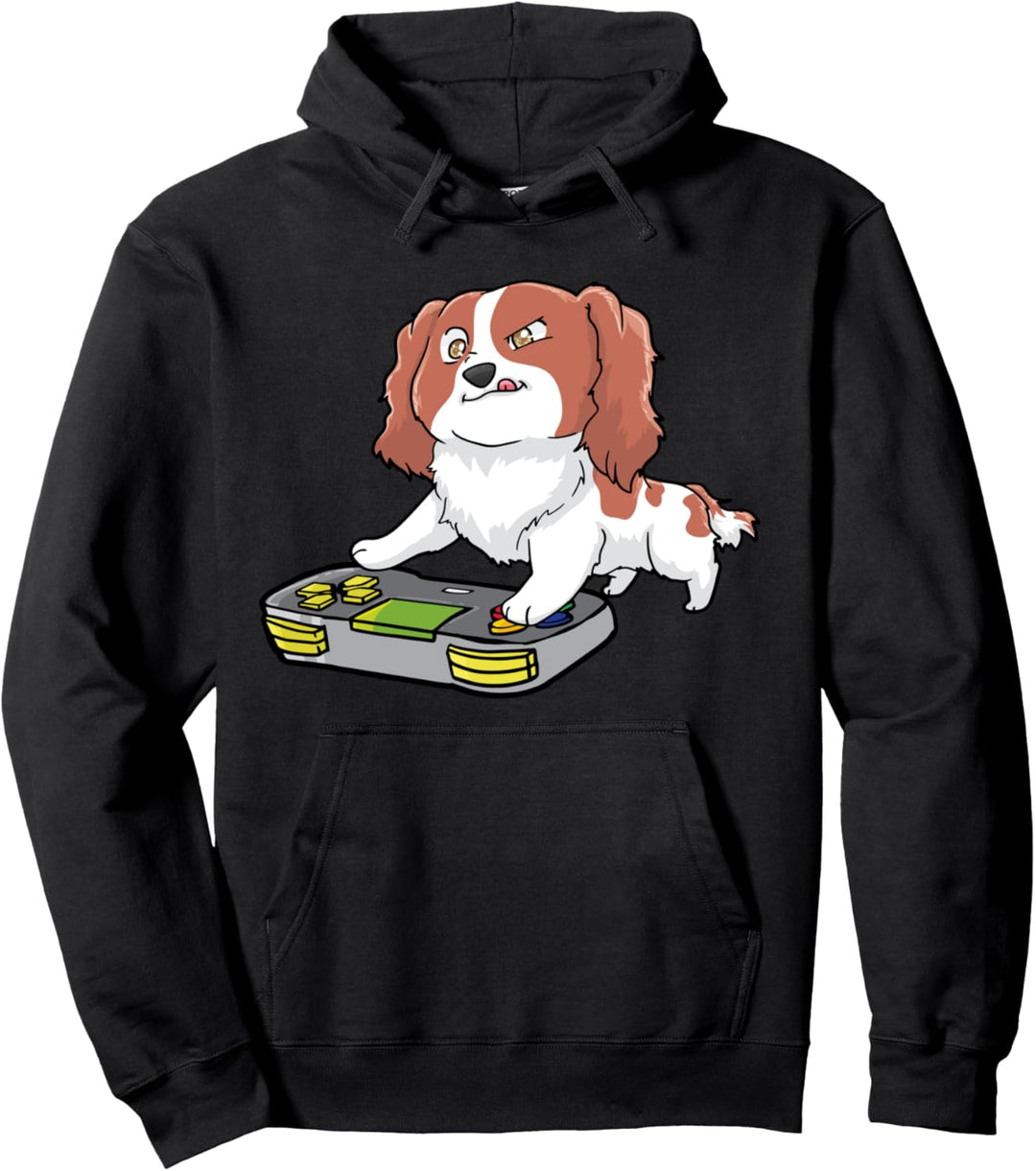 Cavalier King Charles Anime Gaming Gamer Kawaii Pullover Hoodie
