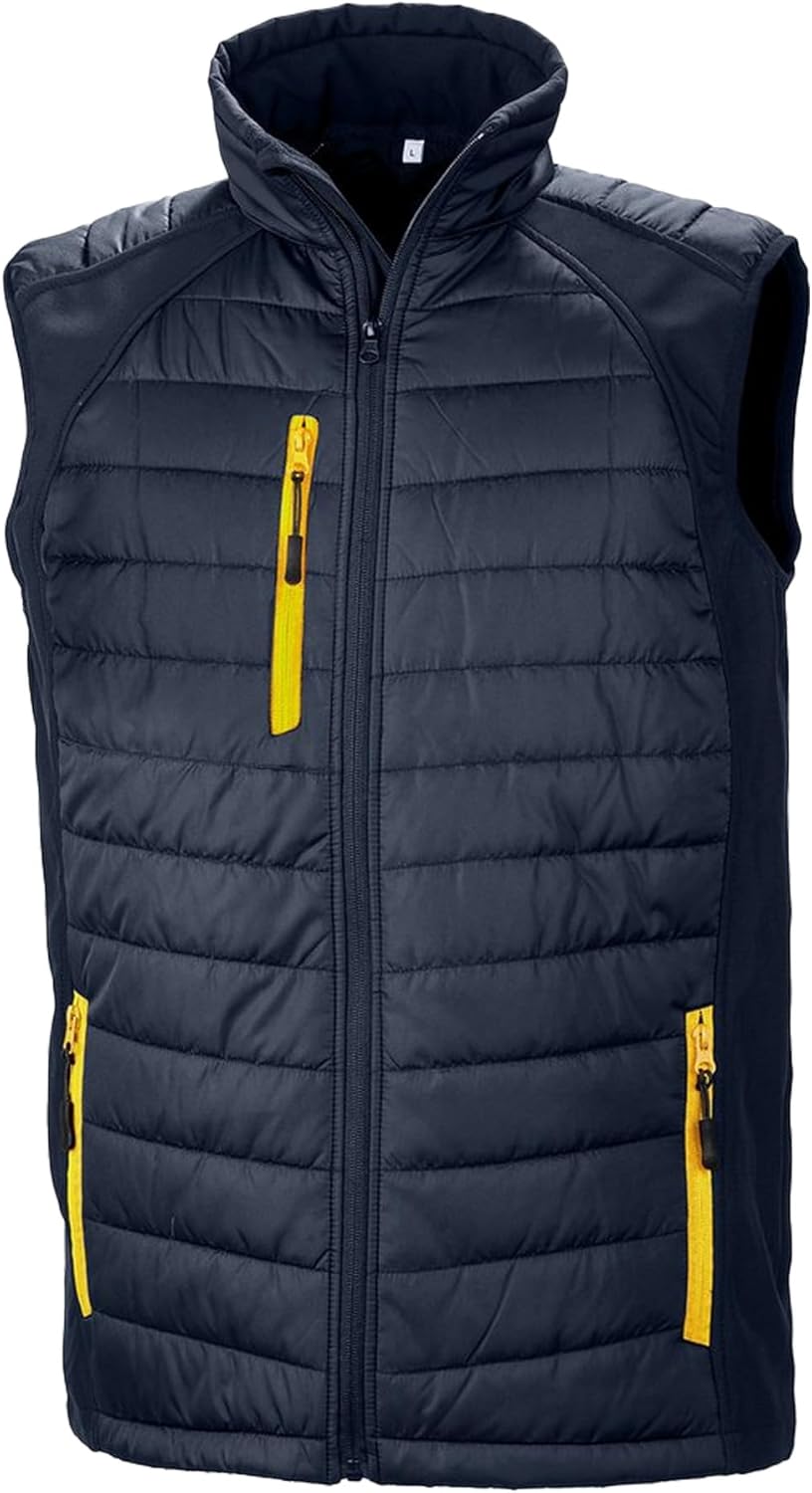 Result Gilet Softshell Rembourré Black Compass