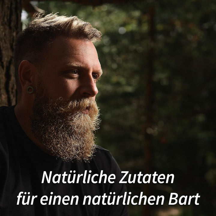 Mr Bear Family Bartbalsam Männer - Woodland - pflegender Bart Balsam - Bartwachs mit Shea Butter, Jo
