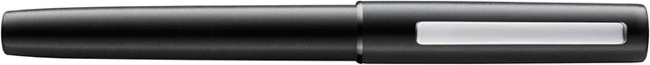 Lamy aion Füllhalter 077 Füller aus eloxiertem Aluminium in der Farbe Schwarz mit gestrahltem Griffs