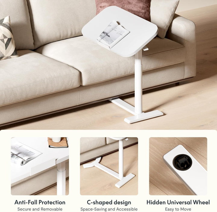 FLEXISPOT Beistelltisch H5 - Flexibler Laptoptisch und Betttisch mit neigbarer Tischplatte, höhenver