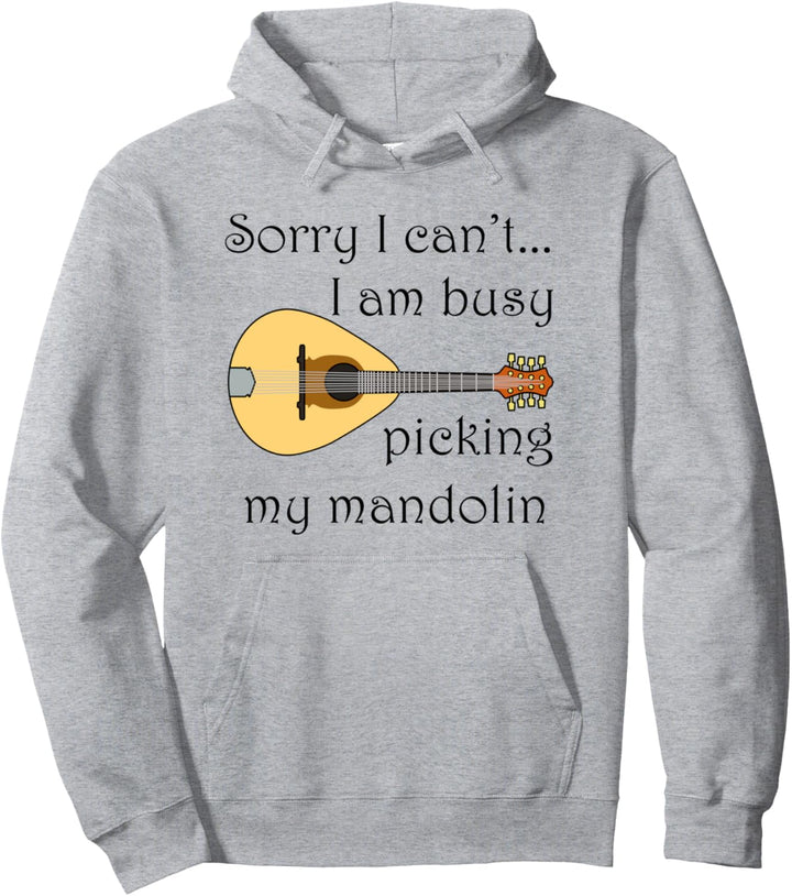 Meine Mandoline auswählen Bluegrass Musikinstrument Pullover Hoodie