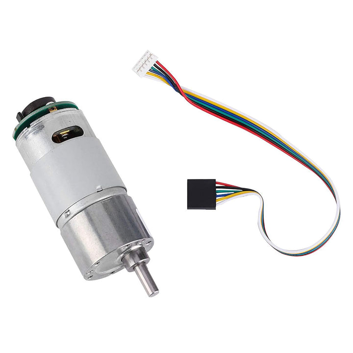 DC 12/24V Getriebemotor 10-1500U/min mit hoher Drehzahlreduzierung und Encoder, exzentrische Abtrieb
