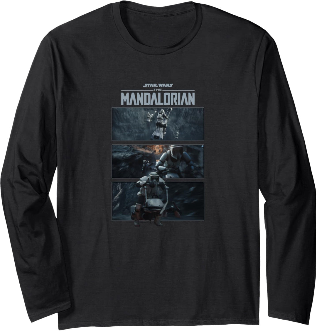 Star Wars: The Mandalorian Speeder Panels R12 Langarmshirt