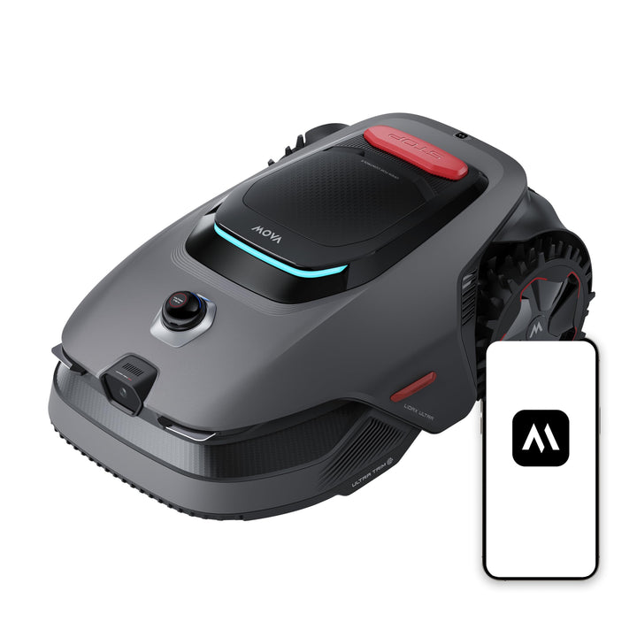 MOVA LiDAX Ultra 1600 Mähroboter ohne Begrenzungskabel mit 4G, Empf. 1600 m², ohne RTK & automatisch