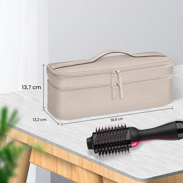 SITHON Reise Tasche für Revlon Salon One-Step Volumiser, Doppellagige Tragetasche für Dyson Airwrap,
