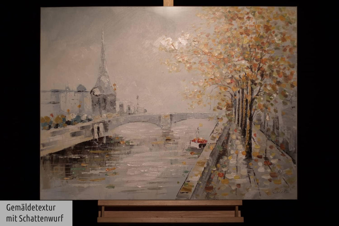 KunstLoft Leinwandbild | 100% HANDGEMALT | 100x75cm | Gemälde &