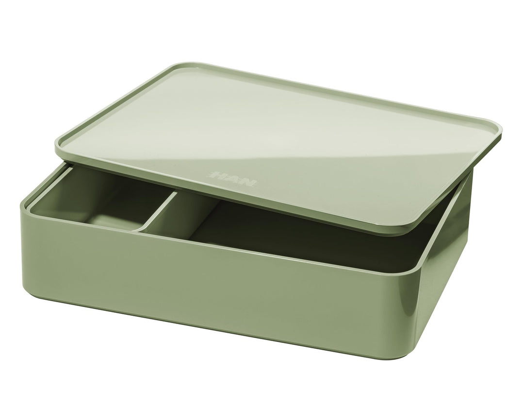 HAN Schubladenbox Allison SMART-ORGANIZER Utensilienbox mit Innenschale und Deckel/Serviertablett, s