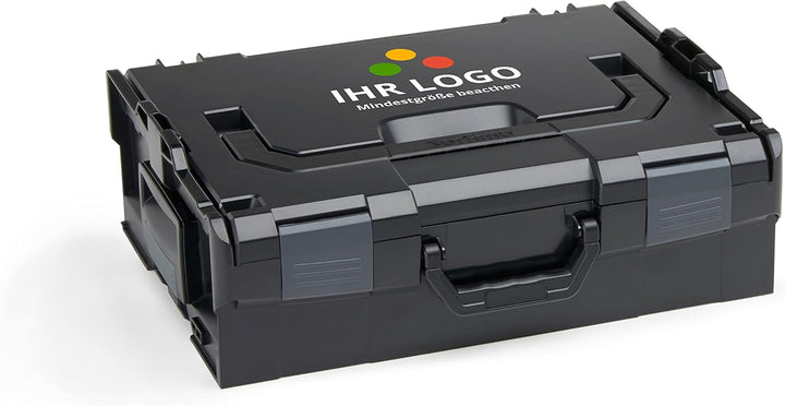 L-BOXX Sortimo L-Boxx Schwarz Werkzeugkoffer Set anpassbar mit Ihrem Logo | LBOXX 102 LBOXX 136 LBOX